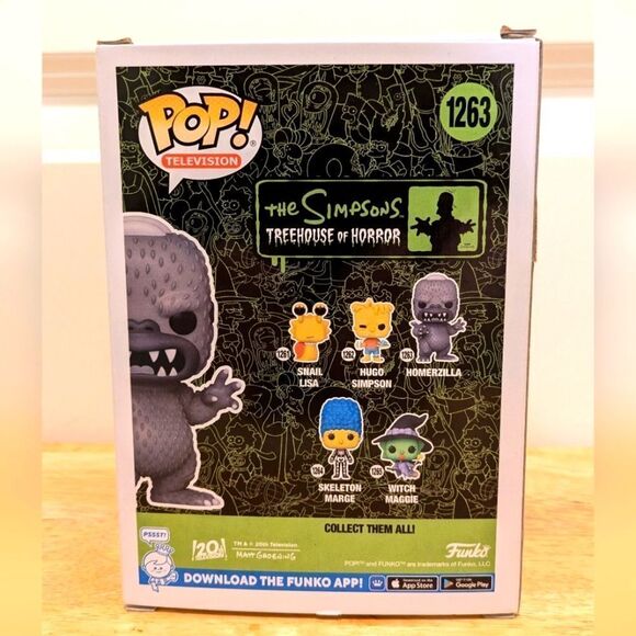 3/$30 NWT Funko Pop 1263 the Simpsons Treehouse of Horror Homerzilla Vinyl - Picture 5 of 7